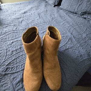 Tan Suede Ankle Boots